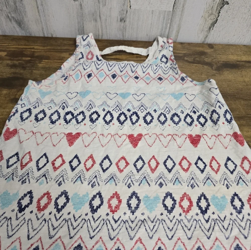 Mudd Multicolor Patterned Tank Top Girls Size 14